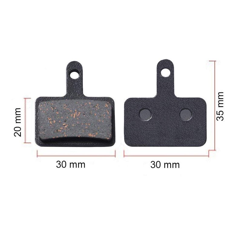 Panmout Bike Brake Pads, Best Tek Disc Brake Pads for Shimano M315 M355 M515 M525 C501 C601 M375 M395 M415 M416 M446 M465 M475 M485 M486 and Replacement Other Same Desgin Bicycle Disc Brake Pads (2 Pairs) - Image 5